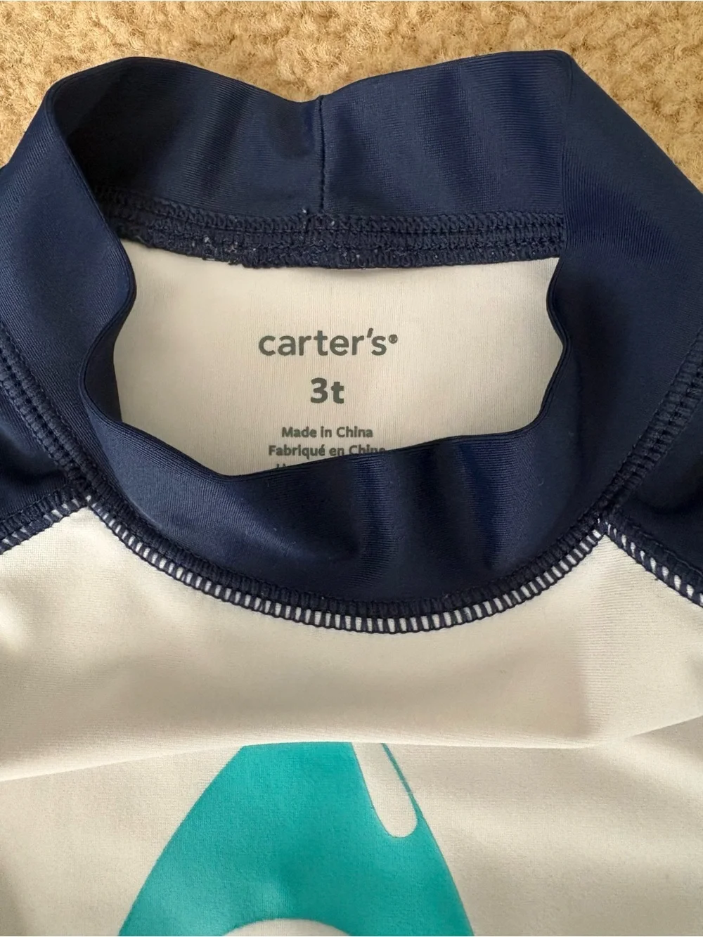 3T Old Navy & Carter’s Brand Swim Bundle - 3 boys suits and 2 rash guards
